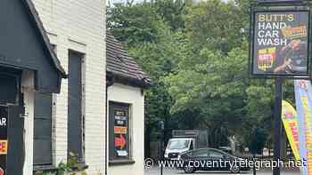 Unauthorised Coventry car wash on pub car park ordered to permanently cease trading