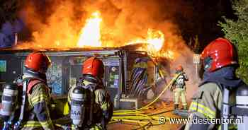 Buurthuis Parknest in Flevopark grotendeels verwoest door brand