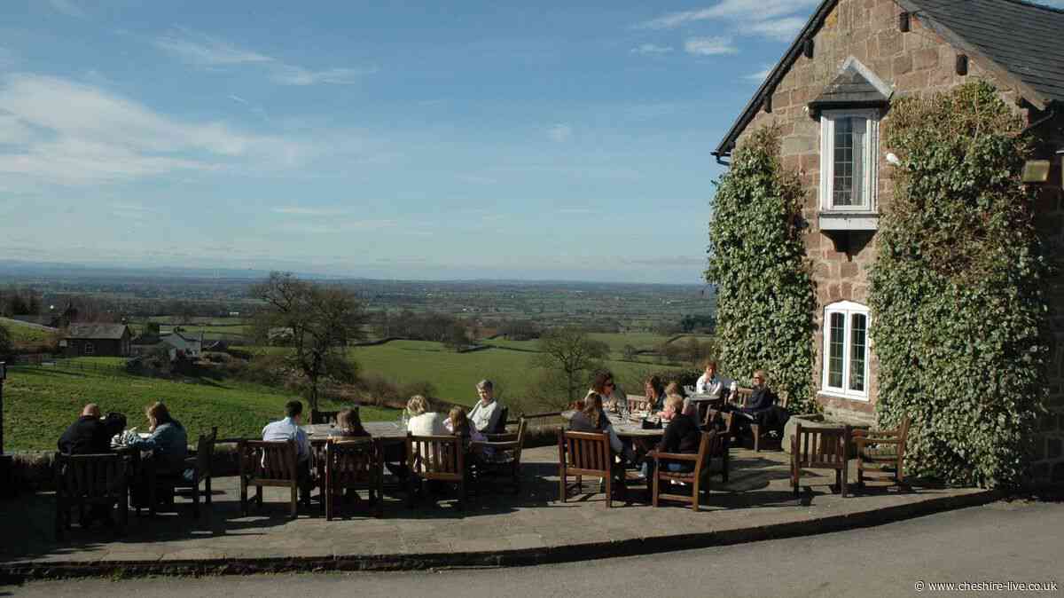 The charming Cheshire country pub with award-winning food and panoramic views