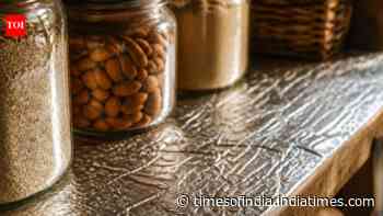Foil Shelf Lining Hack: Use aluminium sheets to catch crumbs; swap them for quicker cleaning