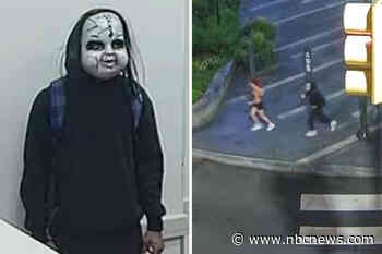 Man in creepy Chucky-style mask wanted by Philadelphia police is on the run