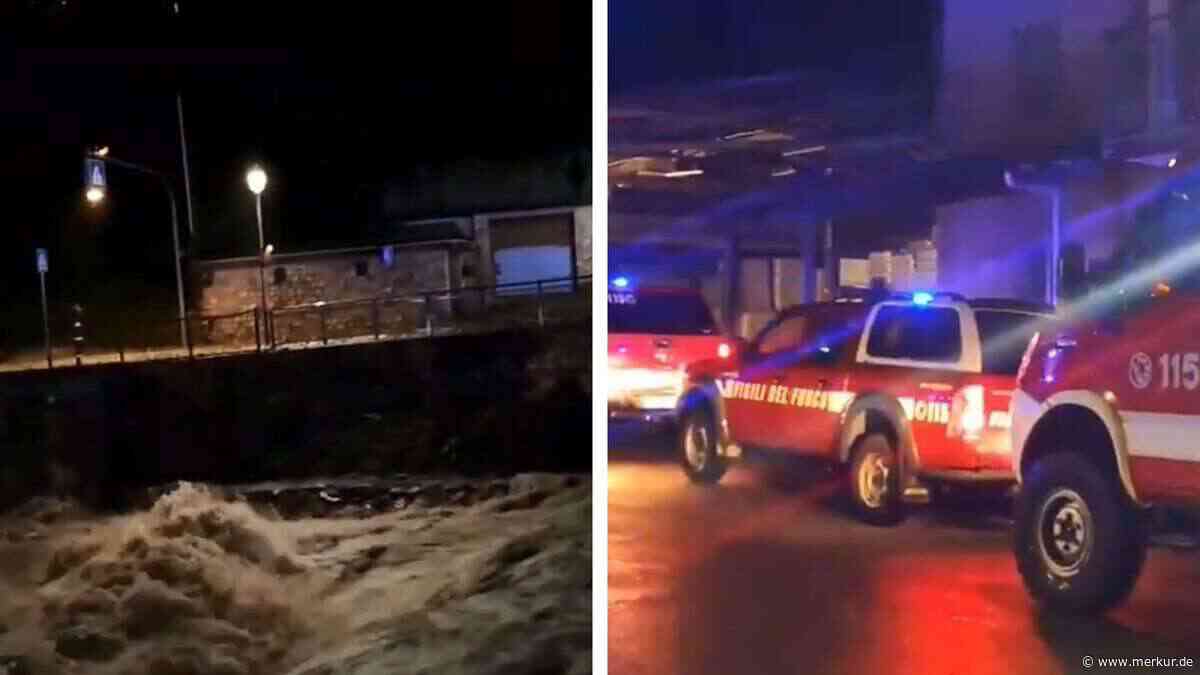 Erdrutsch und Hochwasser bedrohen Campingplatz in den Alpen: 250 Menschen evakuiert