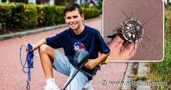 Gerben en Marlies kregen steeds een lekke band, totdat zoon Dani (10) met magneet het mysterie ontrafelt