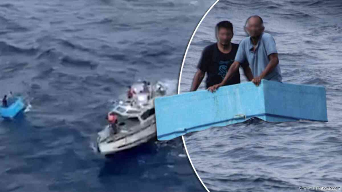 Mexicaanse vissers dobberen vijf dagen in koelbox op zee
