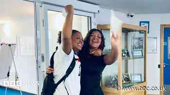 Smiles and tears of joy on GCSE results day