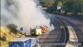 M6 fire LIVE updates as motorway closed after lorry bursts into flames