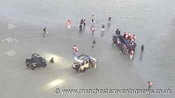 Channel crossing migrants attack police as they intercept boat launch