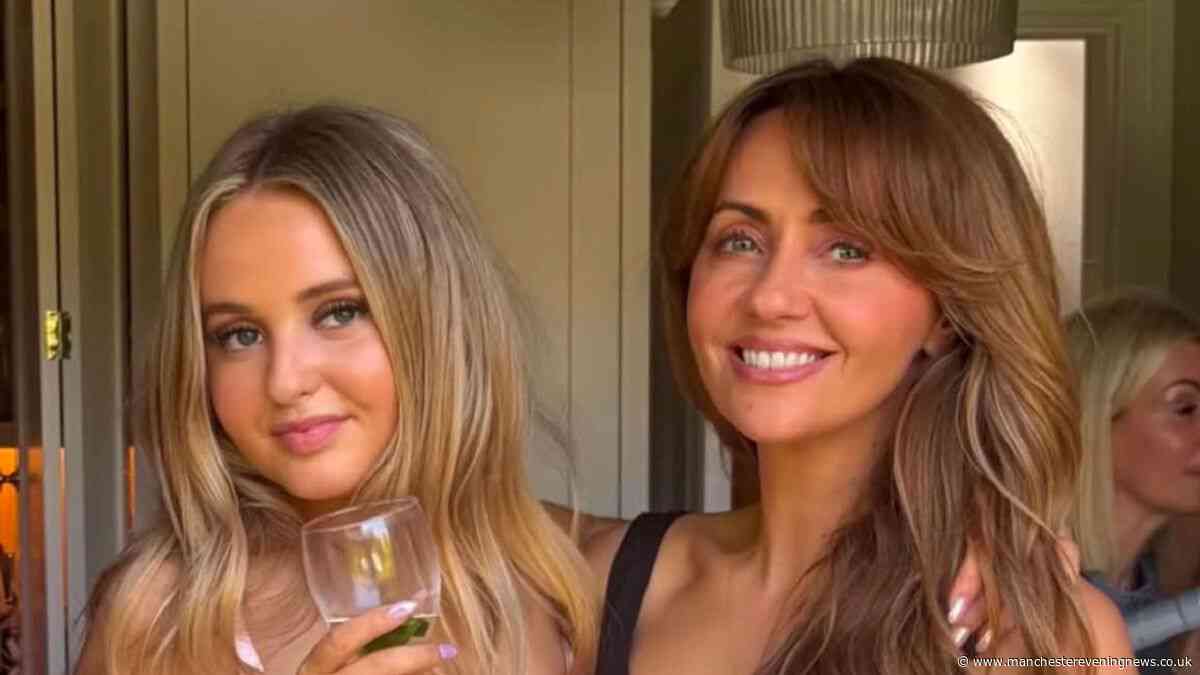 Coronation Street's Samia Longchambon enjoys double celebration with husband and daughter