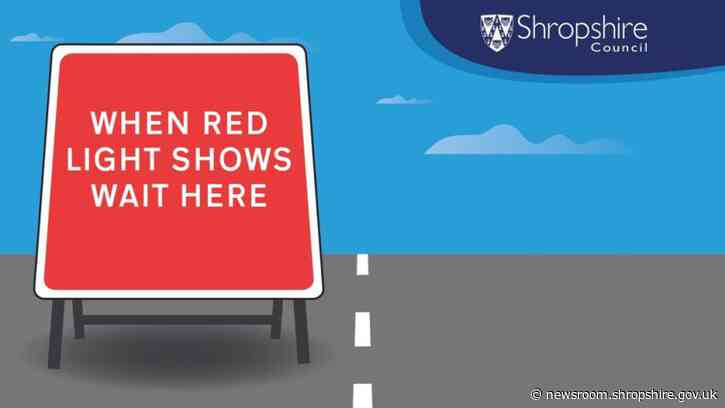 Temporary traffic signals installed at Shrewsbury junction