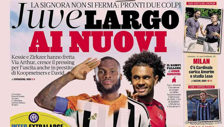 Today’s Papers – More new Juventus signings, Napoli step forward for Gabriel Jesus