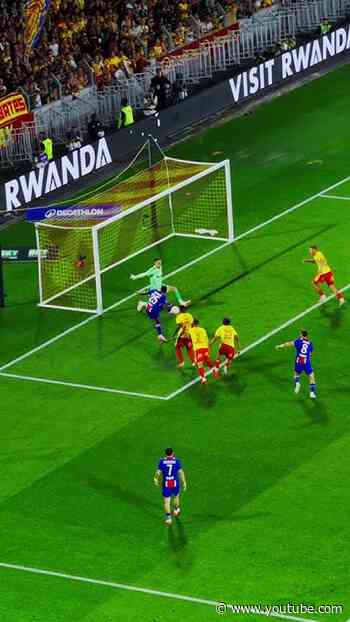 Risser with a huge save!❌🧤 #football #ligue1 #foot #sports #edit #psg #ligue1mcdonalds #soccer #lens