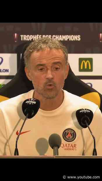 Luis Enrique congratulates Lens 👏  #football #ligue1 #foot #sports #edit #psg #ligue1mcdonalds