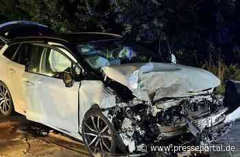 POL-COE: Lüdinghausen, L 835/ Auto kollidiert mit Anhänger