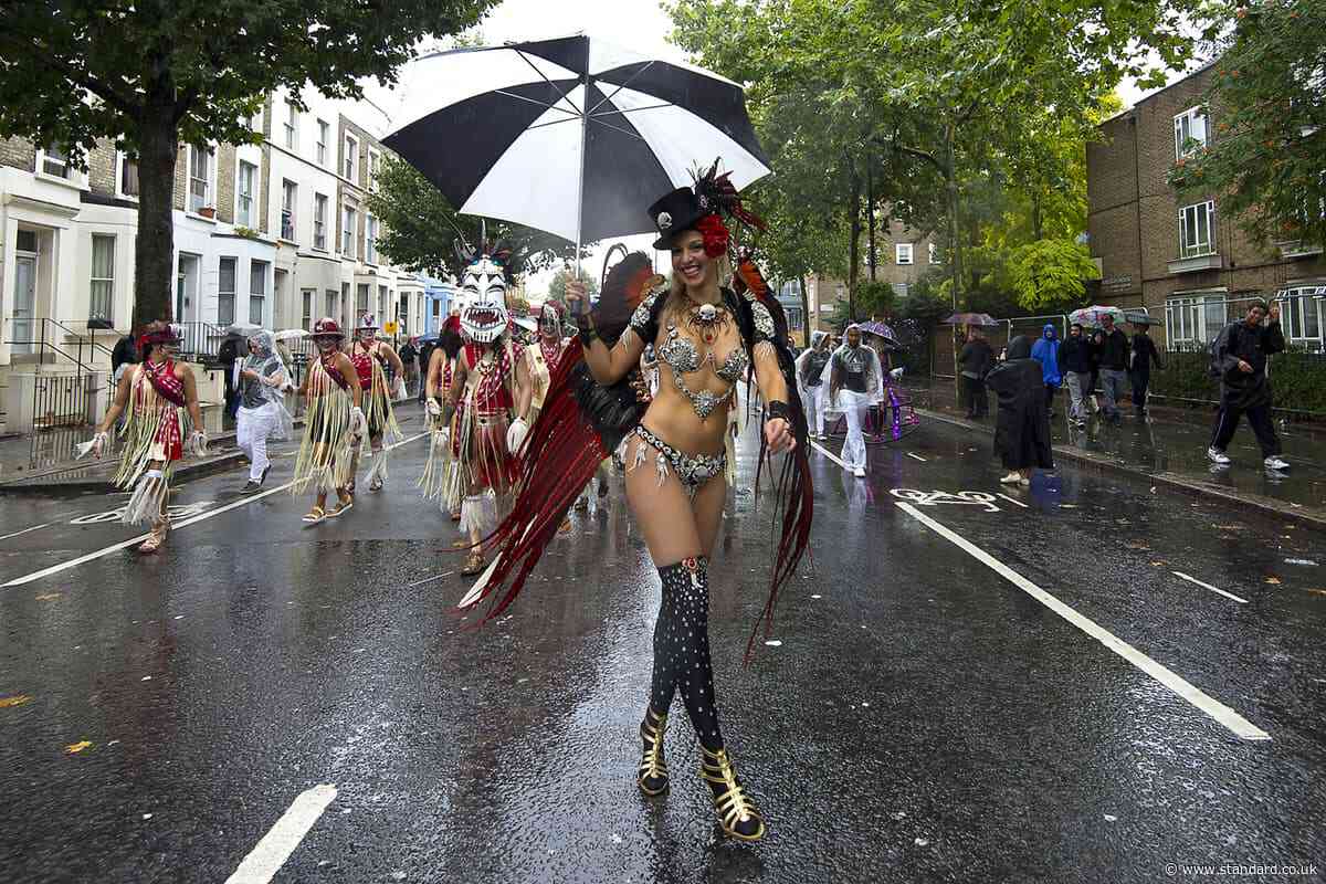 Notting Hill Carnival weather: Thunderstorms predicted to sweep across London over August bank holiday weekend