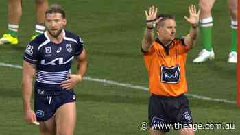 Carrigan in hot water for high shot