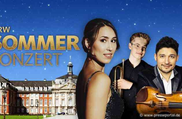 Große Bühne zum Geburtstag: NRW Sommerkonzert 2026 live vom Schlossplatz Münster