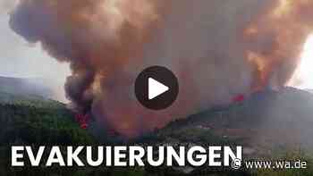 Großbrand in Westspanien: Am Freitag schon über 4000 Hektar Wald in Flammen