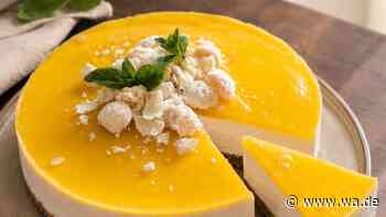 Mango-Kokos-Cheesecake ohne Backen: Dieses Raffaello-Rezept bringt Sommer auf den Teller