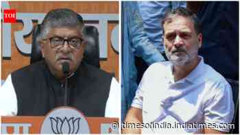 ‘Politics of anarchy’: BJP attacks Rahul Gandhi over police station protest