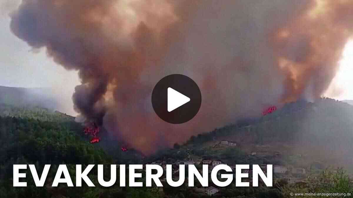 Großbrand in Westspanien: Am Freitag schon über 4000 Hektar Wald in Flammen