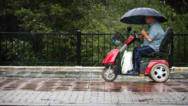 Code geel in Brabant vanwege felle buien met veel regen
