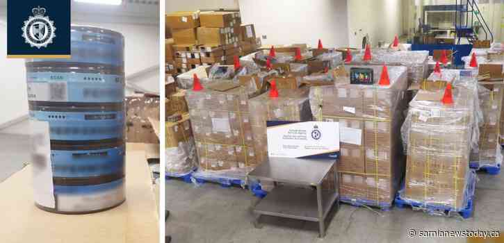 Over $6M of contraband nicotine products seized at Blue Water Bridge
