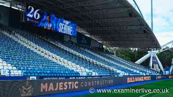 Huddersfield Town's new safe standing area at Accu Stadium completed
