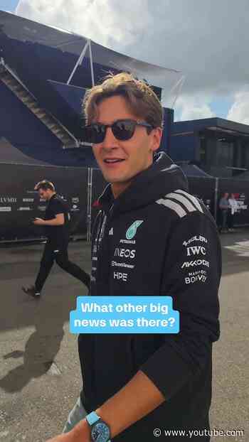 The news everyone’s talking about in the paddock 🫢  #f1 #mercedesf1 #georgerussell