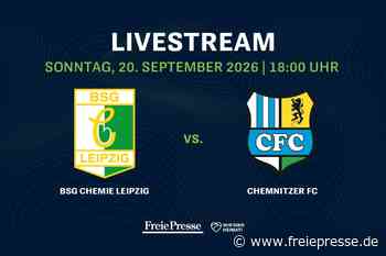 Regionalliga Nordost im Livestream: Chemie Leipzig gegen Chemnitzer FC