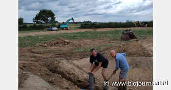 Biodynamische boerderij De Kollebloem legt swales aan tegen weersextremen