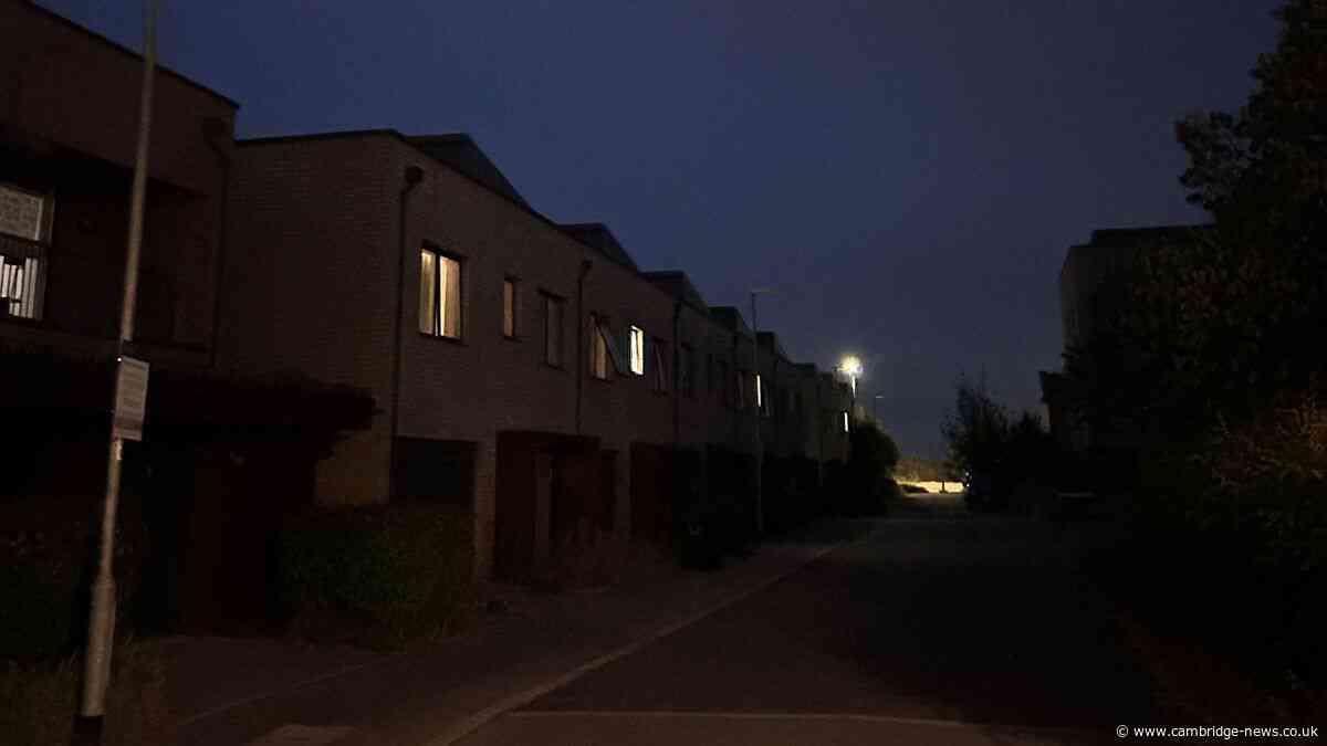 Locals worried as broken streetlights leave new estate 'completely dark'