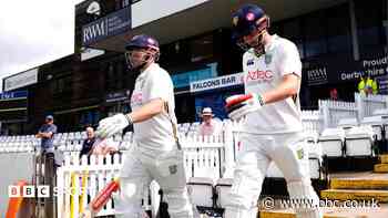 Lees hits unbeaten 53 on rain-hit day at Derby
