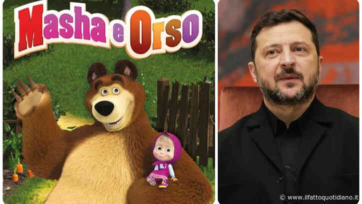 Ucraina, Zelensky sanziona Masha e Orso: “Diffonde narrazioni filorusse, è una minaccia per la sicurezza nazionale”