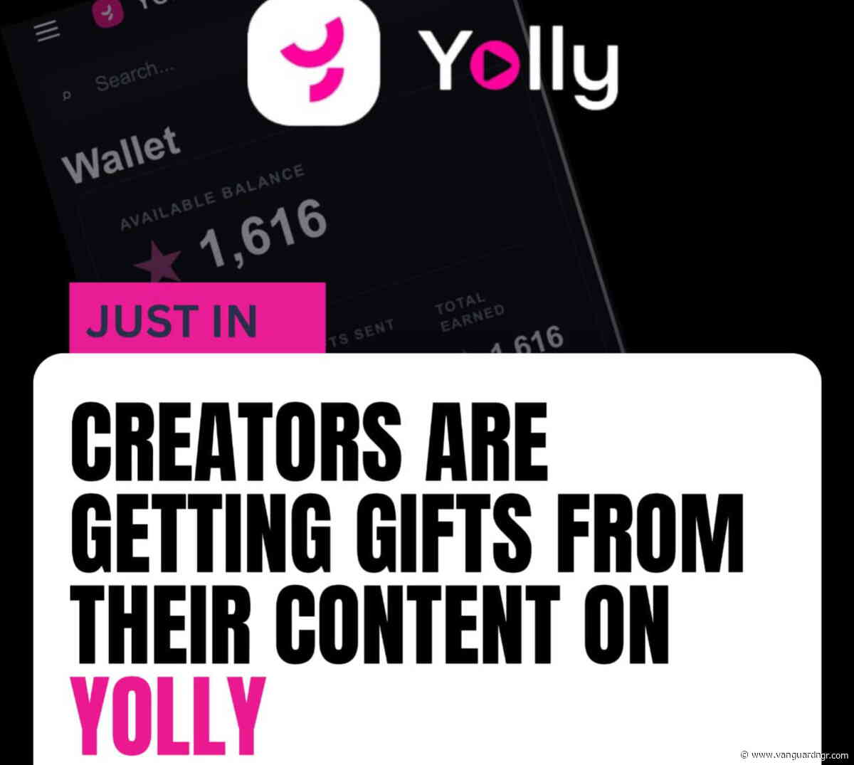 How Creators Are Earning From Their  Content Instantly Through Gifting on Yolly 