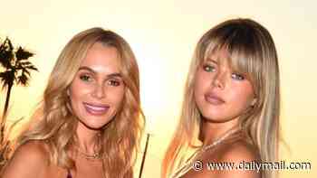 Amanda Holden's lookalike daughter Lexi Hughes glams up in pink strapless dress as they join Sam Faiers on a luxurious brand trip to Crete