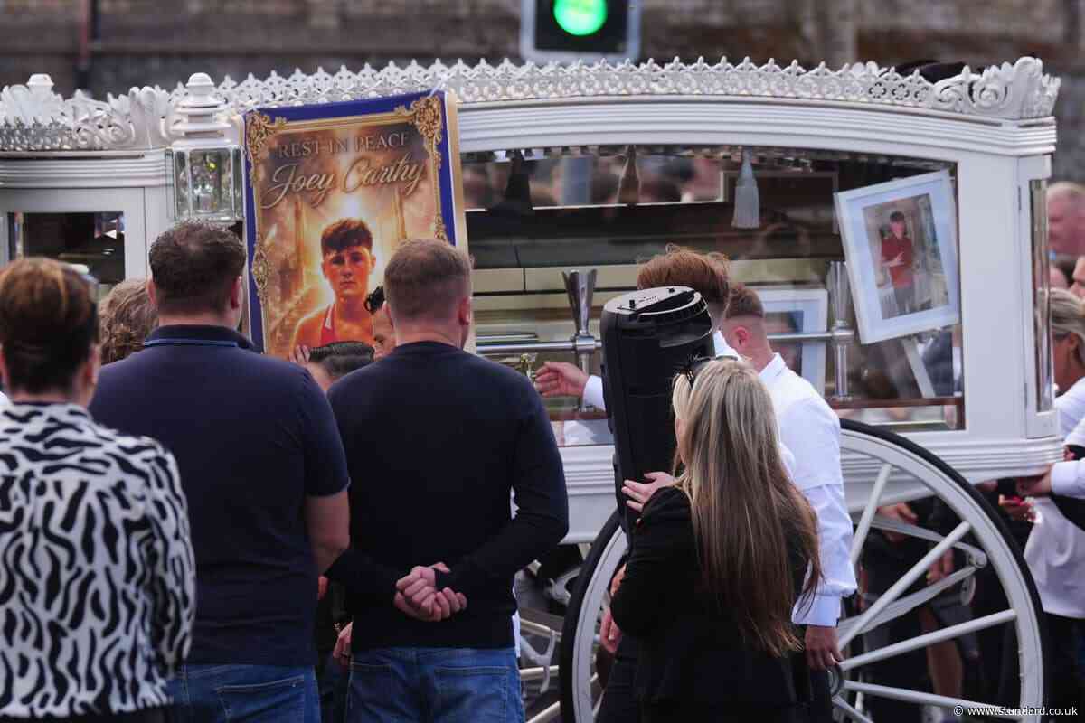 Funeral held for teenager killed in wrong-way motorway crash
