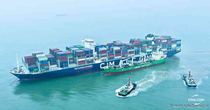 Wereldrecord biomethanol bunkeren voor CMA CGM in Shanghai