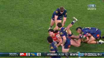 Farnworth screams in agony mid-tackle