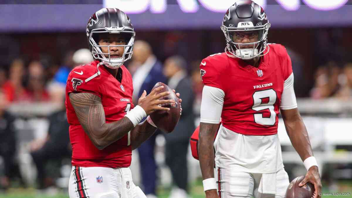 Tua Tagovailoa or Michael Penix Jr.? As opener nears, Falcons still don't have a QB1