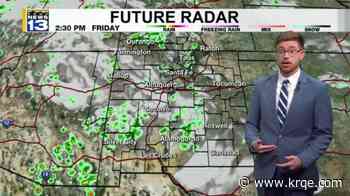 Friday Forecast: Heat, monsoon storms continue