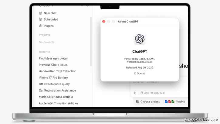 ChatGPT can now control Messages on the Mac for some reason