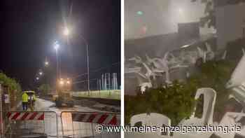 Heftige Unwetter und Tornado treffen Toskana: Tausende Haushalte stundenlang ohne Strom