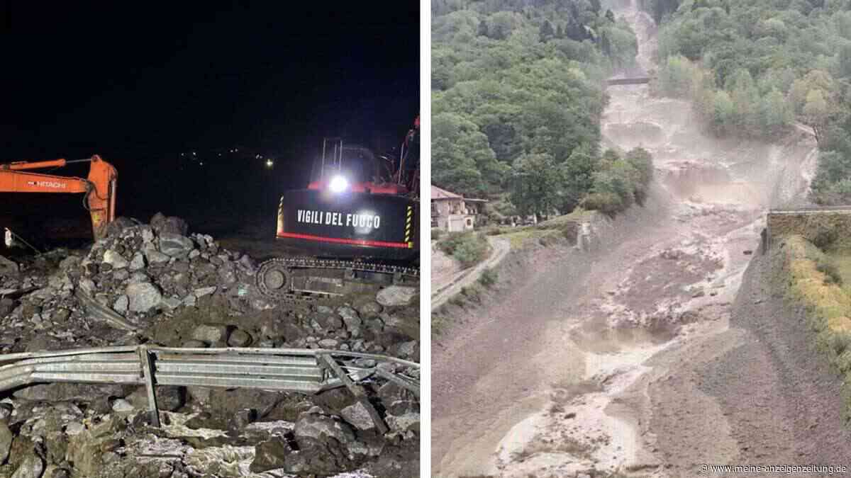Unwetter legt Italien-Orte lahm: Mehr als 200 Menschen eingeschlossen – Erdrutsche blockieren Täler