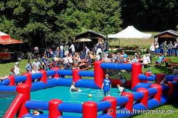 Von Keramik bis Bubble-Soccer: Buntes Programm an der Gersdorfer Hessenmühle