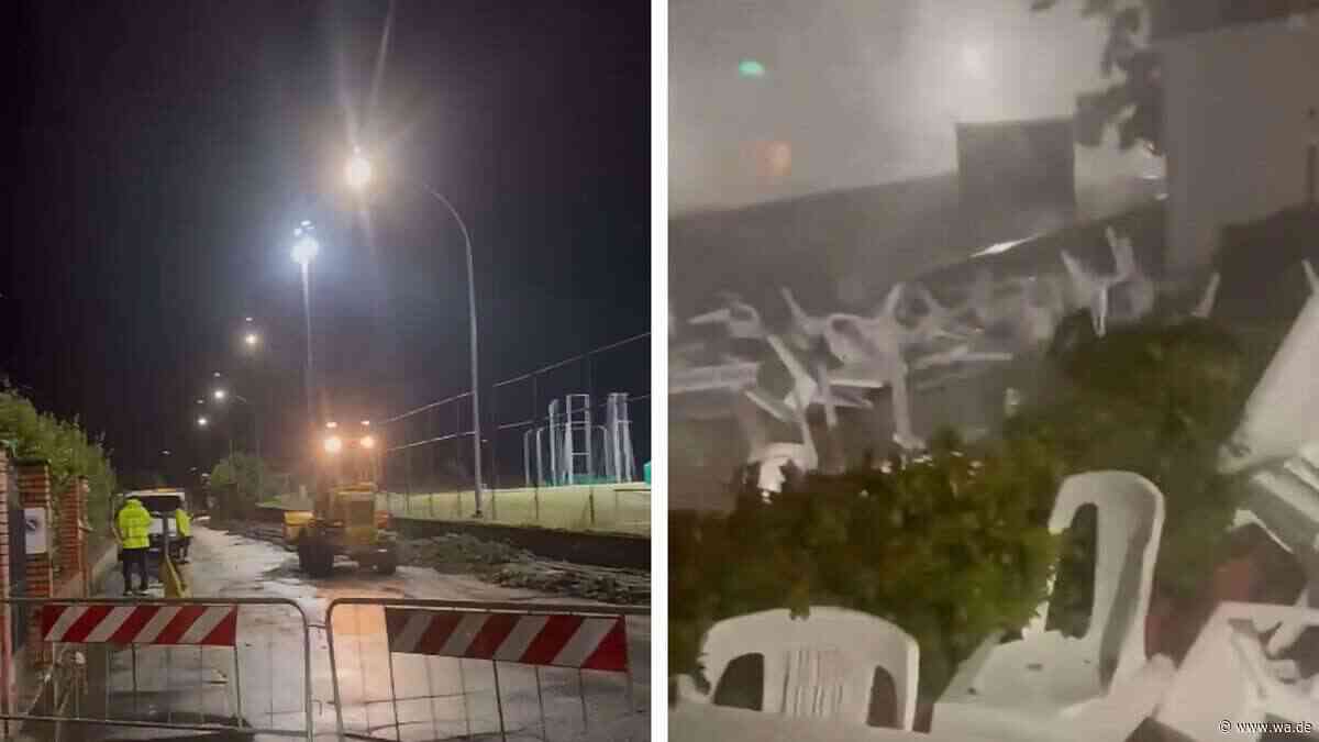 Heftige Unwetter und Tornado treffen Toskana: Tausende Haushalte stundenlang ohne Strom