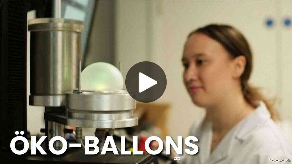 Forscher erfinden Öko-Ballons: Video zeigt die  Weltneuheit
