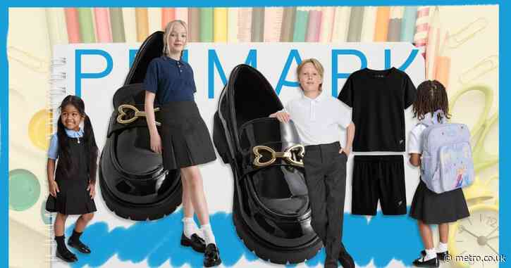 Primark’s back-to-school range includes uniforms, PE kits and shoes from £3.30