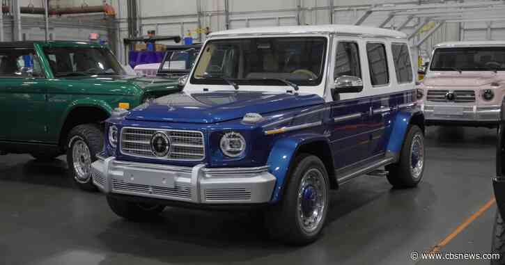 Custom cars built by Vintage Modern in Georgia blend 1960s style with today's technology