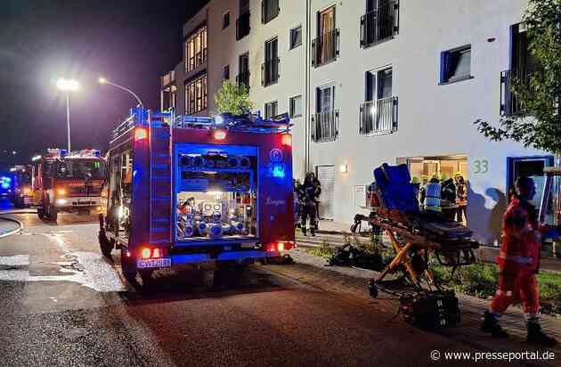 KFV-CW: Brand in betreuter Wohneinrichtung verursacht hohen Sachschaden - Keine Verletzten - 65 Einsatzkräfte vor Ort