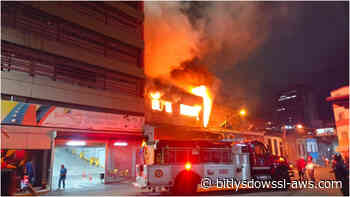 Dos personas resultaron heridas durante incendio de una carpintería en la avenida Andrés Bello de Caracas